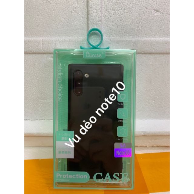 Ốp lưng dẻo Samsung Galaxy Note 10 Plus/ Note 10+ hiệu OU Case ( Đen )