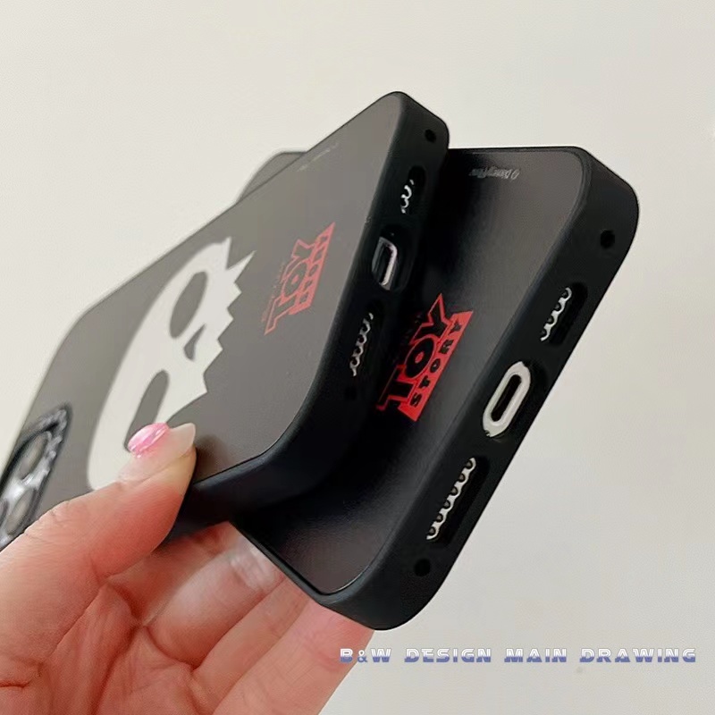 Ốp Điện Thoại Acrylic Chống Sốc Tráng Gương Hình Đầu Lâu Màu Bạc Dễ Thương Cho iPhone 13 12 11 Pro MAX X XS MAX XR 7Plus 8Plus