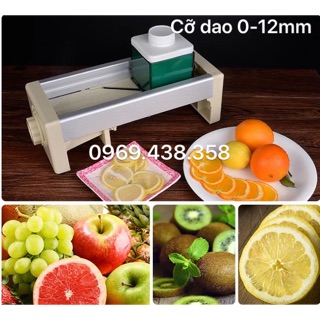 Máy thái lát hoa quả làm decor , detox