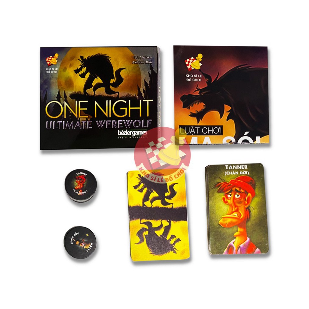 Ma Sói One Night Day Break  - Boardgame One Night Ultimate Day Break Werewolf