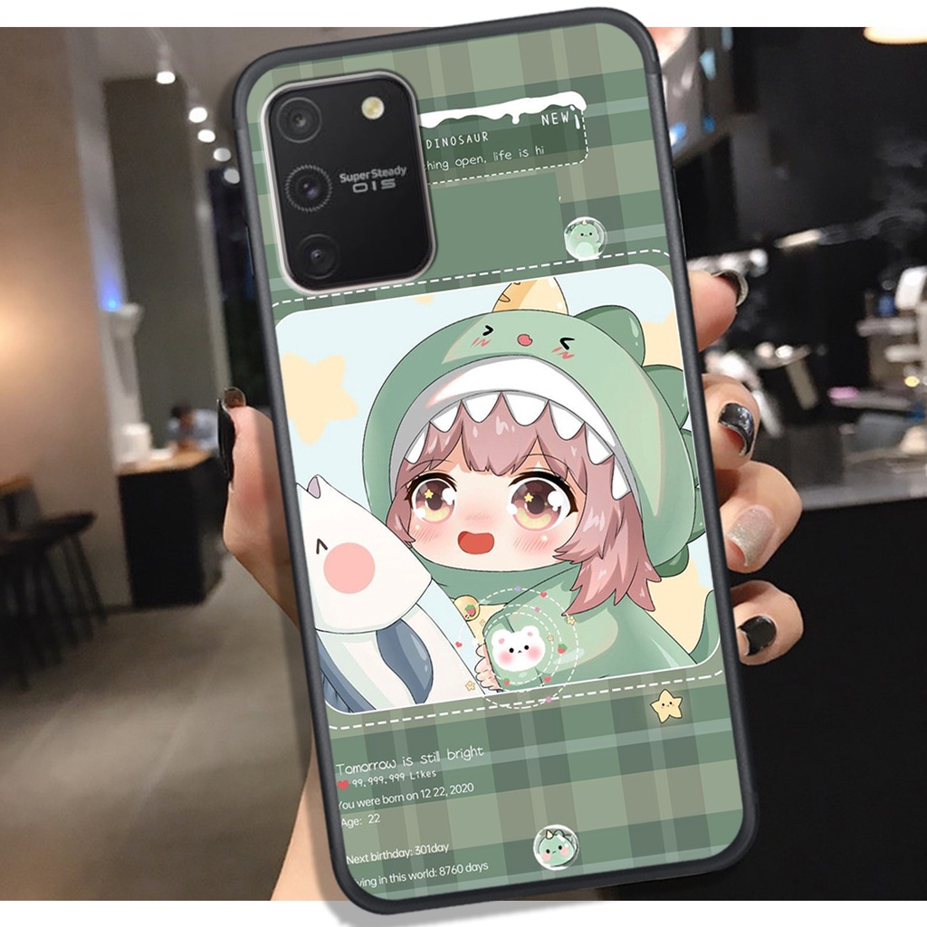 [HOT]ỐP SAMSUNG S10 LITE - NOTE 10 LITE , IN HÌNH KHỦNG LONG CHIBI SIÊU DỄ THƯƠNG.
