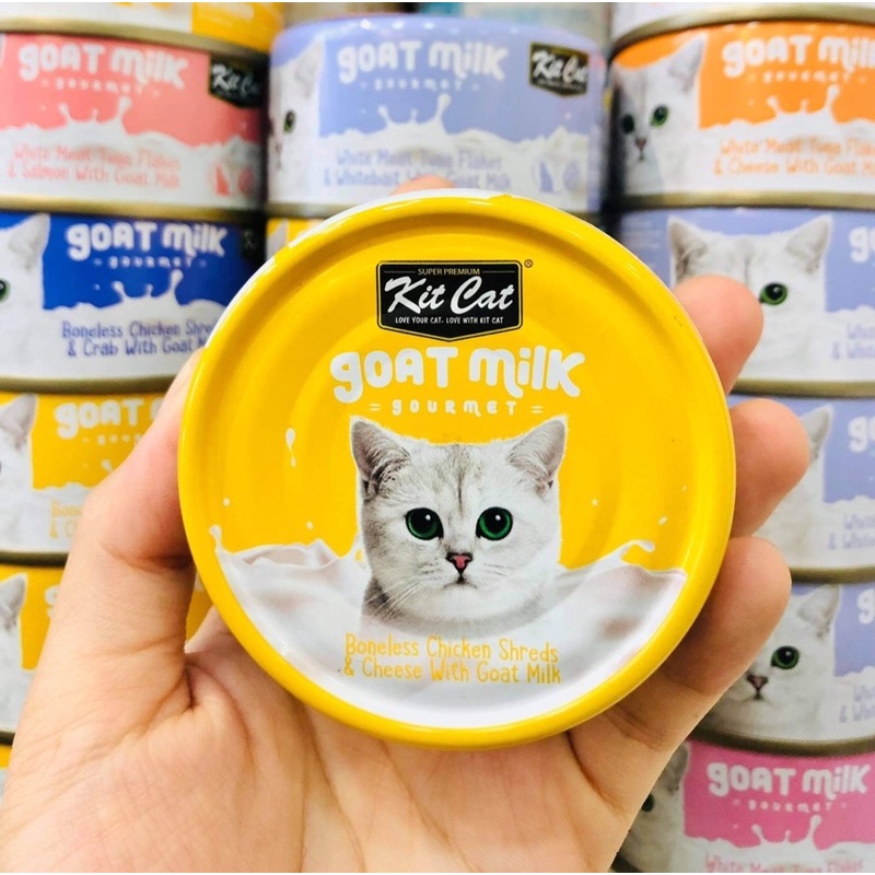 [Lon 70gr] KitCat Pate sữa dê cho mèo