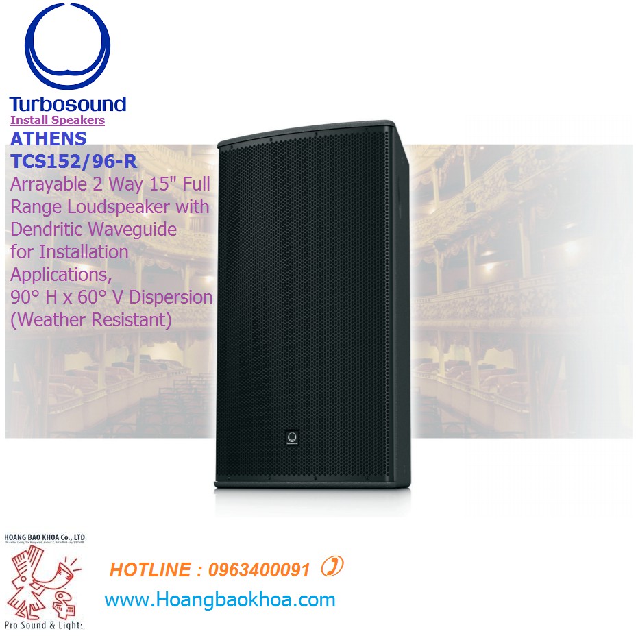 Loa array chống nước Turbosound TCS152/96R