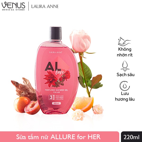 Sữa Tắm Nước Hoa Nữ Laura Anne Allure 220ml chính hãng | BigBuy360 - bigbuy360.vn