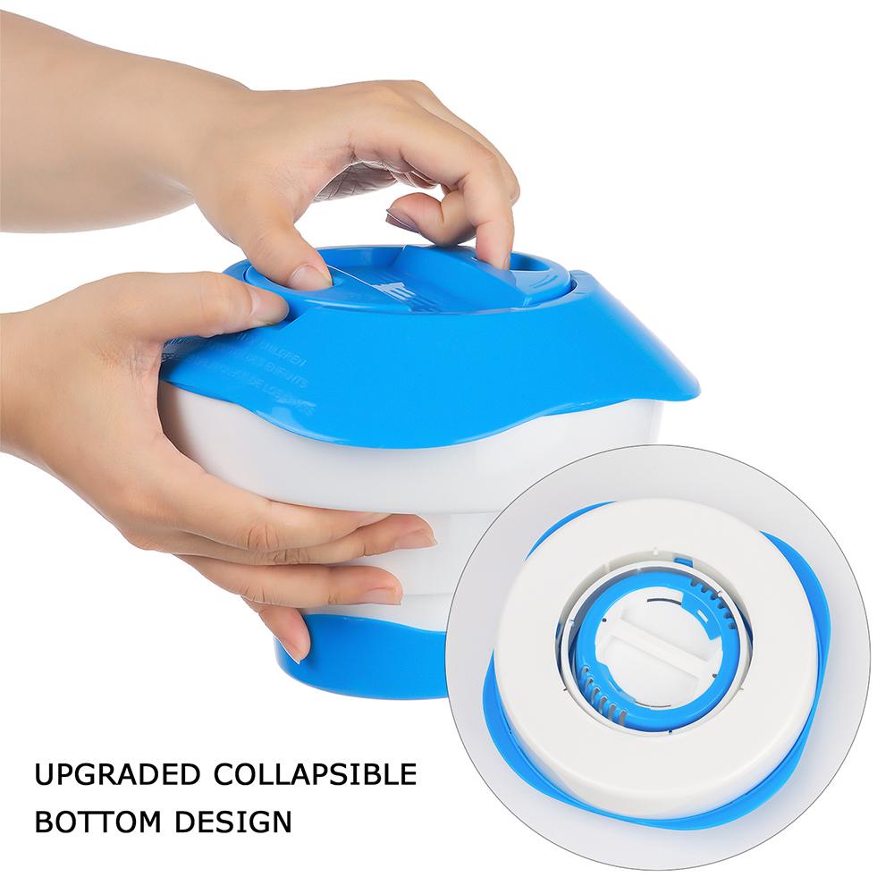 SHOUKEY Máy Xả Clorinator Nổi Trên Mặt Nước Nóng 3 Inches Có Thể Điều Chỉnh Lưu Lượng