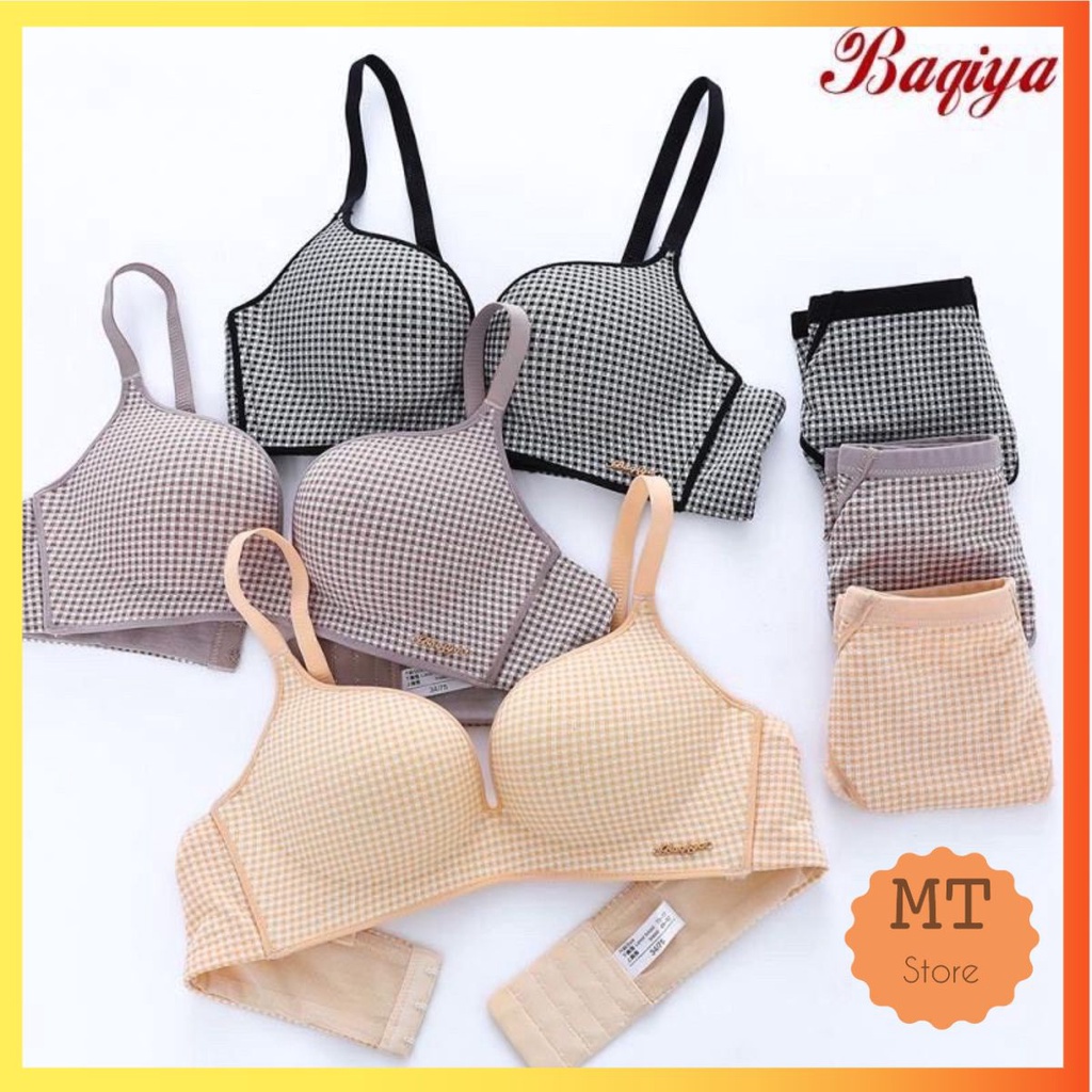 Áo Lót Nữ Thông Hơi Không Gọng Phối Kẻ Caro Quyến Rũ K68