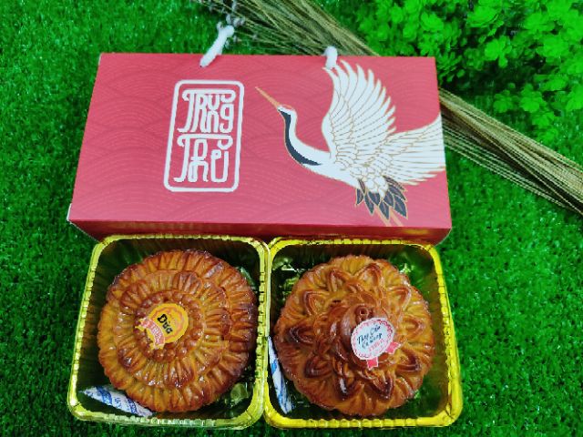 30 bánh nướng mini 35g nhân đậu xanh dừa môn mè đen