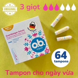 Tampon ob original normal 64 - băng vệ sinh dạng ống nút của Đức