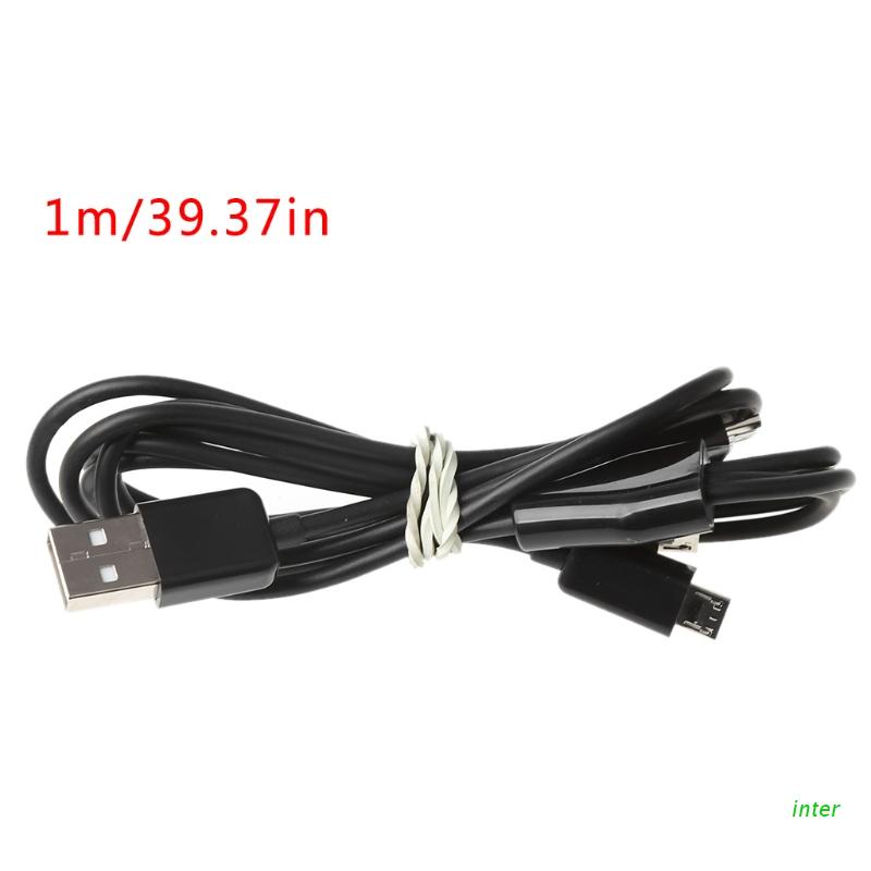 inter 1 to 3 Splitter USB Male to 3 Micro USB Male Connector Charging Data Sync Cable