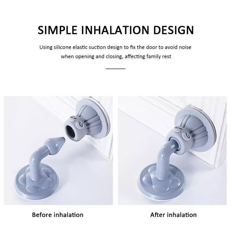 Dụng cụ chặn cửa chống ồn tiện lợi bằng silicon