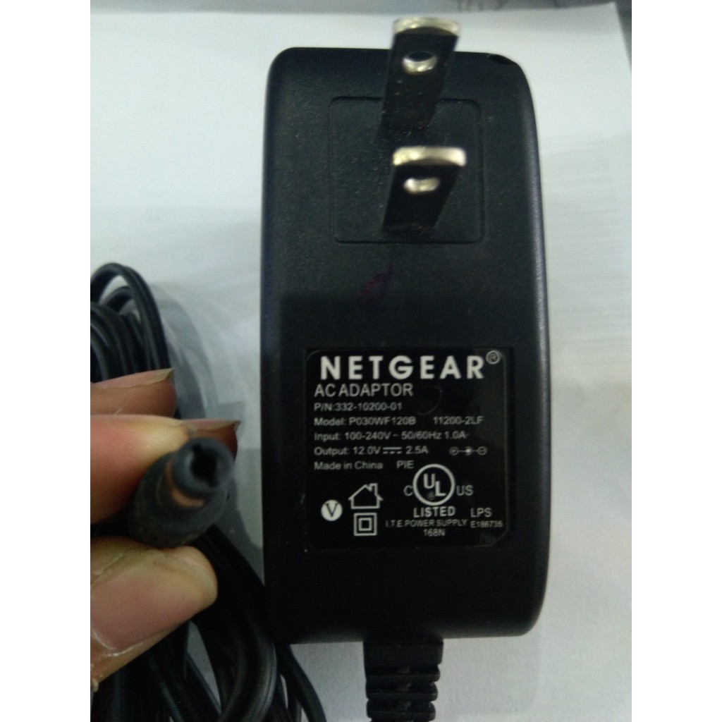 Adapter nguồn Netgear 12v 2.5a hàng tháo máy chuẩn