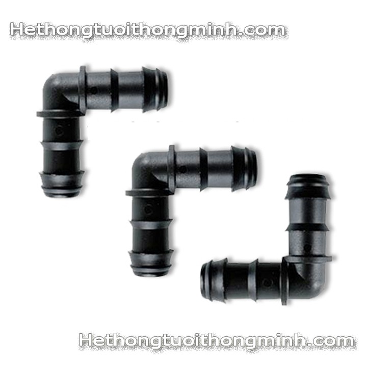 Co góc 90 độ nối ống pe 16mm, 20mm