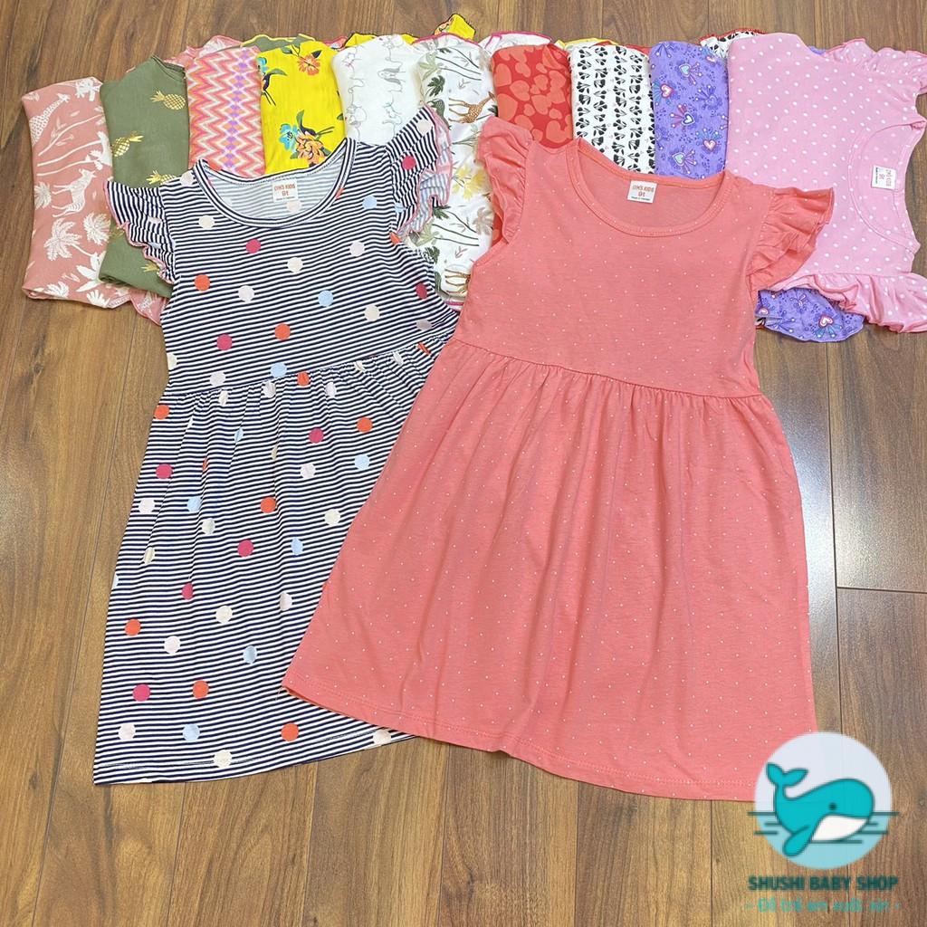 [Có sẵn] [FreeShip] [Ảnh thật] Váy Gym's Bé Gái Size Đại Vải Cotton Xuất Dư (Hình Chụp Thật)