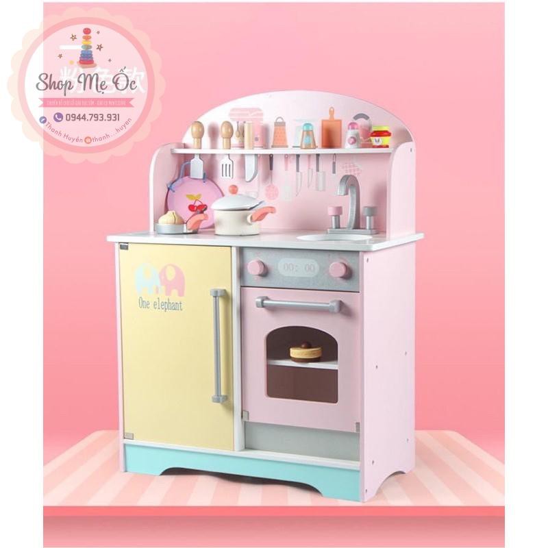 (Hàng có sẵn) Đồ Chơi Gỗ - Nhà Bếp Kiểu Nhật Japanese Kitchen F cao cấp