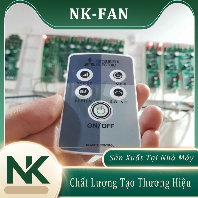 Remote Điều Khiển Quạt Mitsubishi Đứng LV16❤️ Quạt Treo Tường W16❤️Remote Mitsubishi