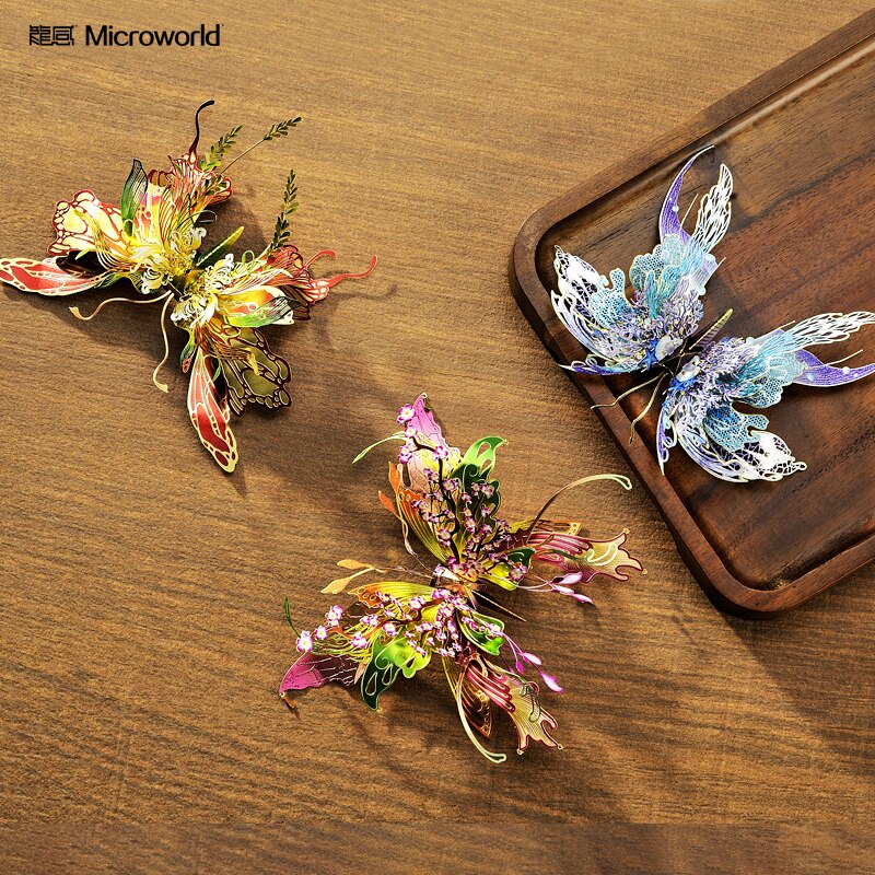 Mô Hình Kim Loại 3D Lắp Ráp Microworld Thiên Ngữ Hồ Điệp