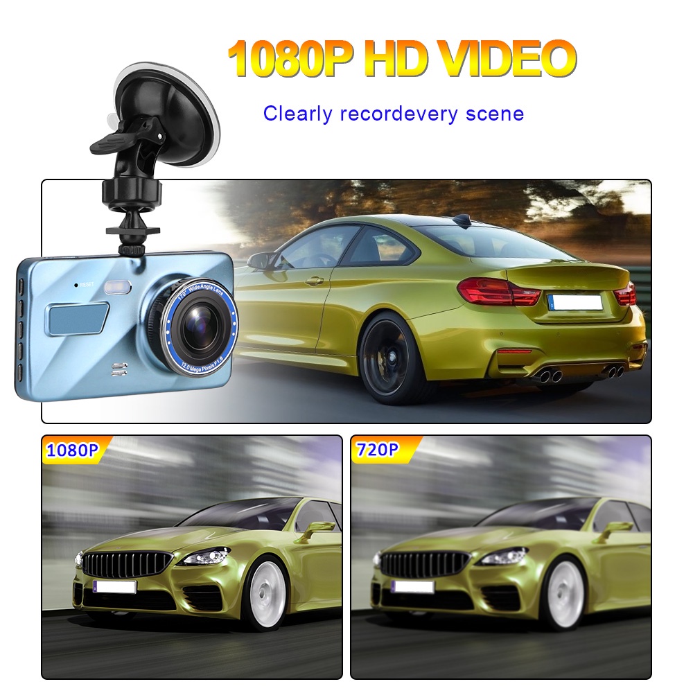 Camera hành trình xe hơi tầm nhìn đêm hai thấu kính 3.6" HD
 | BigBuy360 - bigbuy360.vn