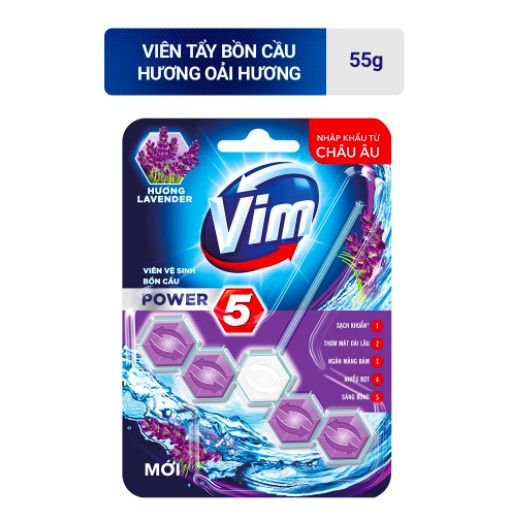 Viên Treo Bồn Cầu VIM hương oải hương 55g