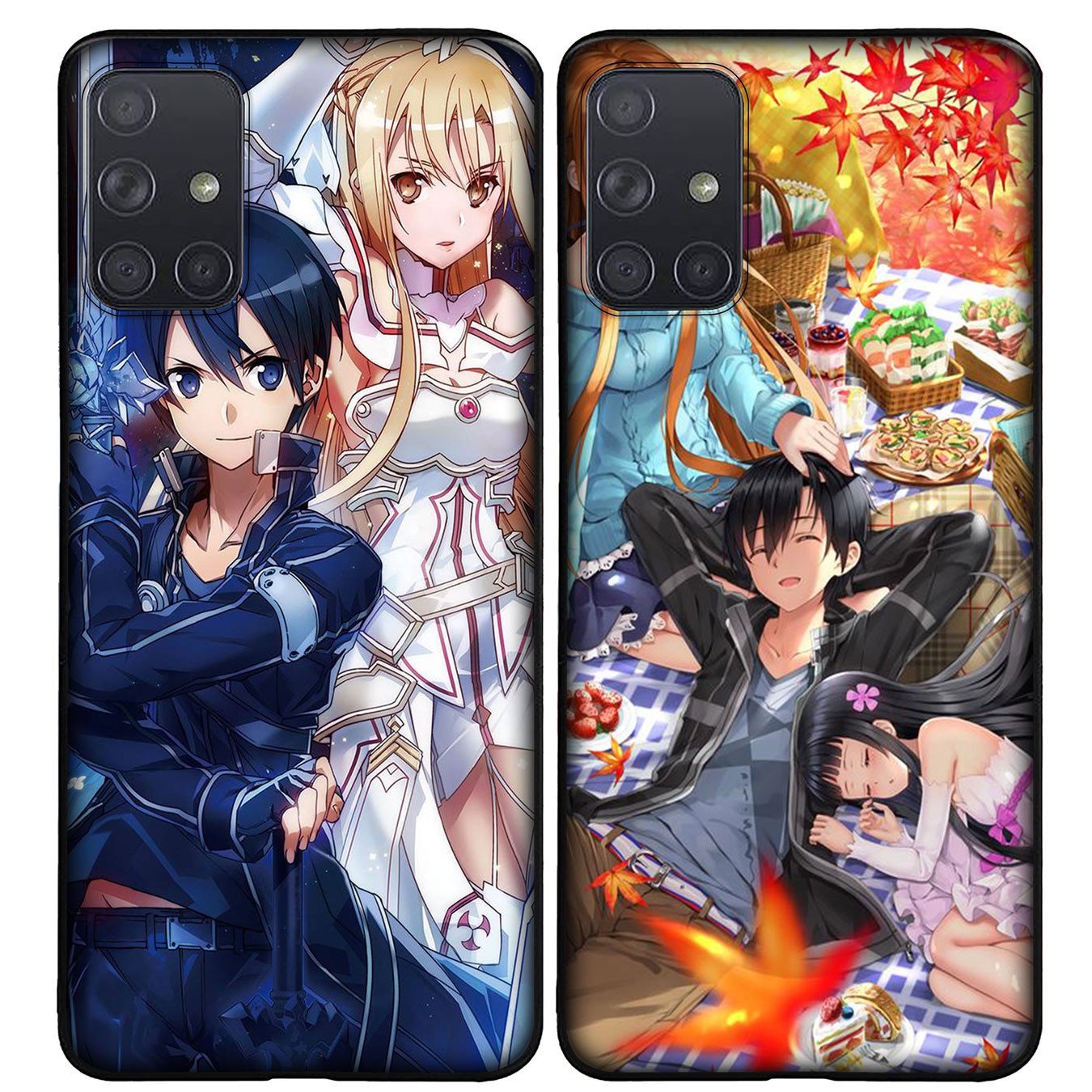 Ốp Lưng Silicone Họa Tiết Hoạt Hình Sword Art Online Thời Trang Cho Xiaomi Redmi Note 8 6 Pro 8t 8a 6a 6pro Note8 Note6 8pro