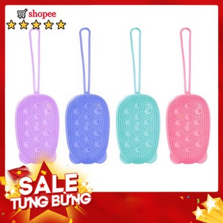 Bông tắm silicon tạo bọt con chuột
