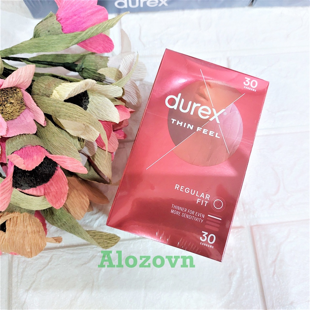 Bao Cao Su Durex Fetherlite của Úc siêu mỏng hộp 30 chiếc