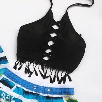 Bikini áo tắm có gọng, áo bơi buộc dây cộc tay đi biển BIkini191 (BÁN LẺ ÁO) | BigBuy360 - bigbuy360.vn