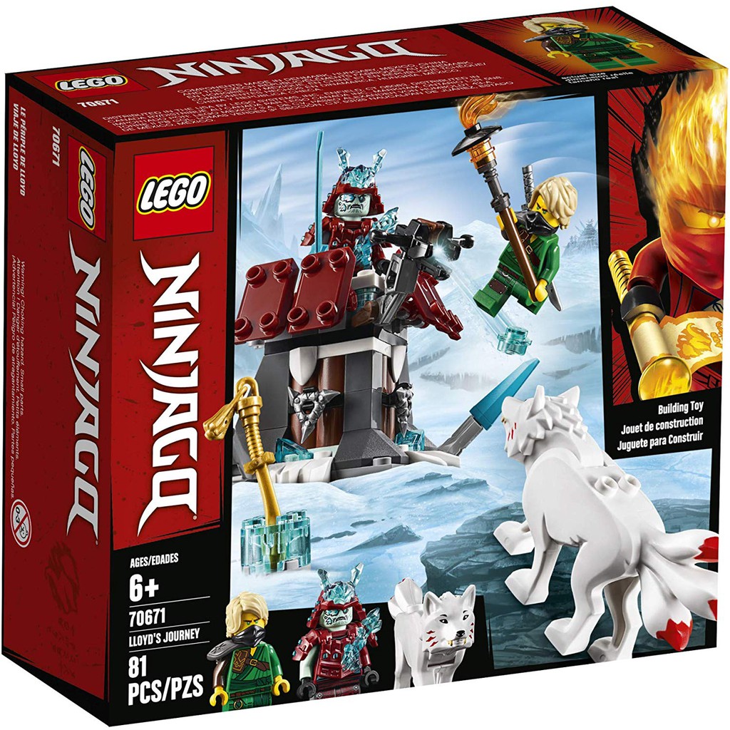 Đồ chơi lắp ráp Iego Ninjago Lloyd’s Journey 70671 - Cuộc chạm mặt giữa Lloyd's và Samurai băng