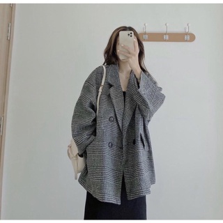 Áo vest dạ kẻ