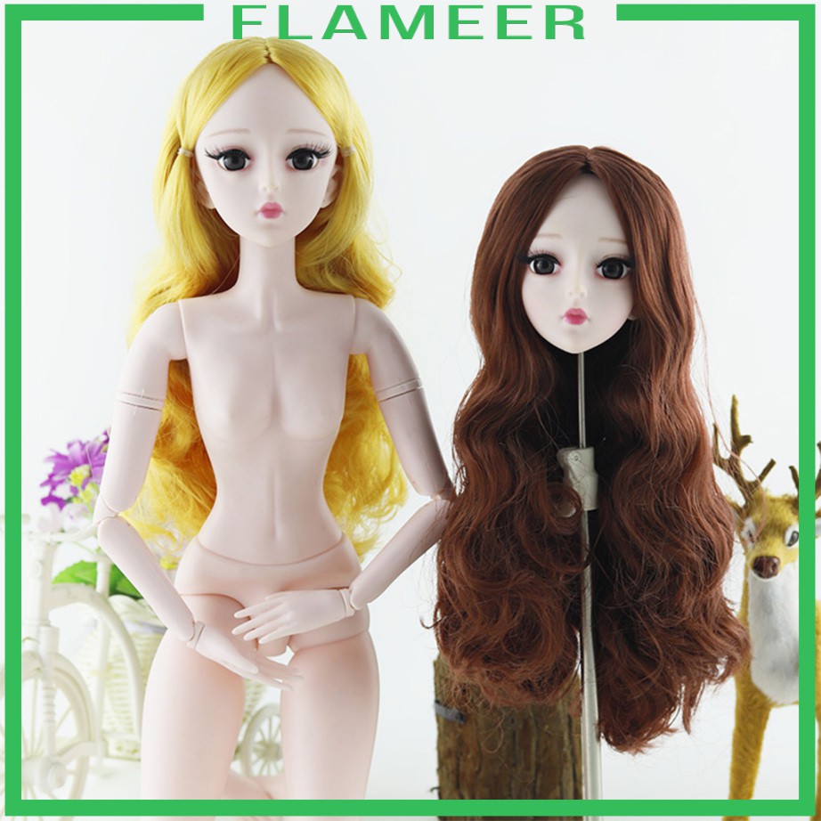 Đầu Búp Bê Nữ Bằng Nhựa 60cm 1 / 3 OB DIY