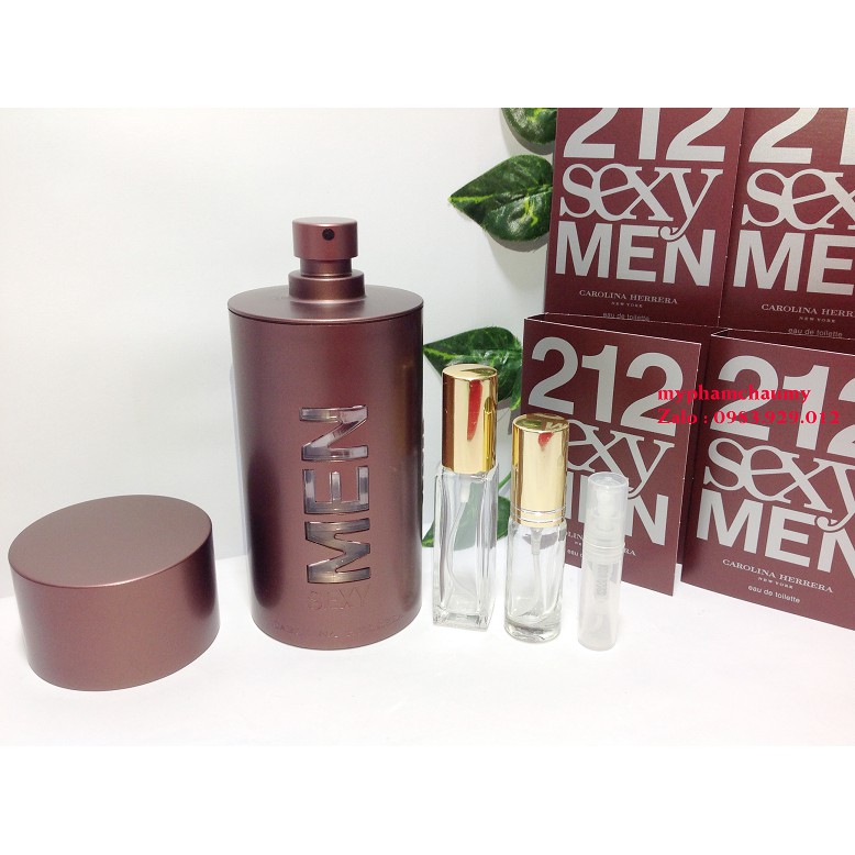 [Mẫu thử] Nước Hoa Carolina Herrera 212 Sexy for Men 2,5,10ml