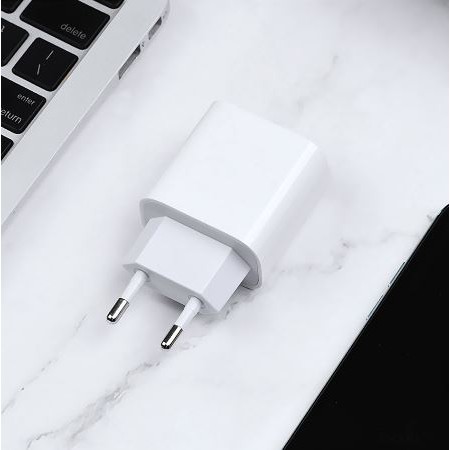 Adapter Củ sạc nhanh 20W USB-C Power Adapter PD 3.0 -  Chuẩn Sock EU ( Chân Tròn ) -  Dùng Cho Apple iPhone, Samsung ...