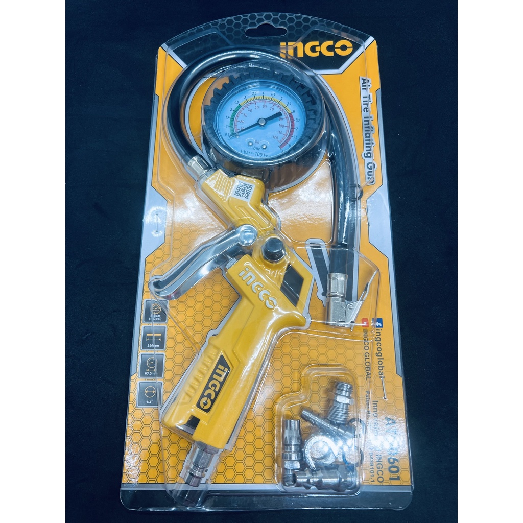 Súng bơm lốp xe ô tô dùng khí ATG0601 INGCO