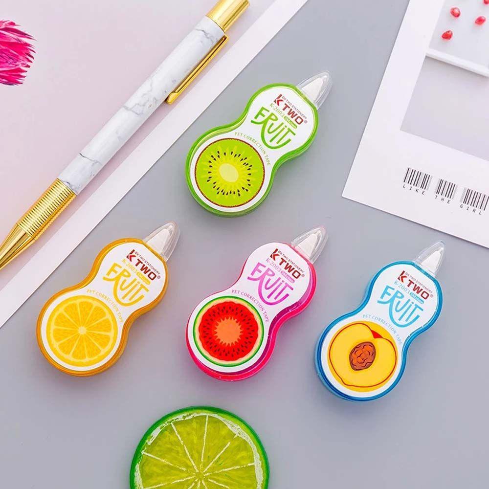 PEWANY Bút Xóa Kéo Hình Bánh Donut Hoạt Hình Phong Cách Hàn Quốc Cho Học Sinh