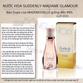 Nước hoa suddenly madame glamour - chuẩn auth