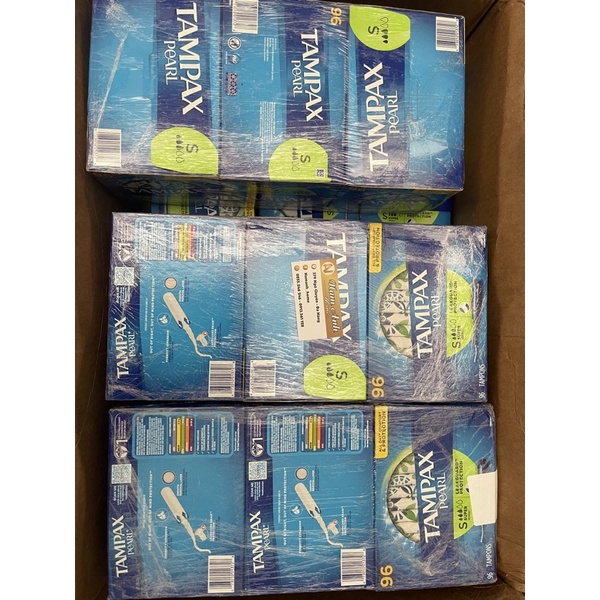 Băng vệ sinh dạng ống tampax pearl- hàng mỹ- có tách lẻ set 10 dùng thử