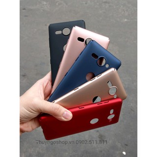 Ốp lưng nhựa phủ nhung Sony XZ2 compact