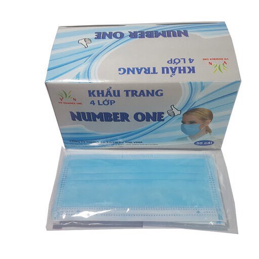 [LOẠI DÀY] Khẩu Trang Y Tế 4 Lớp Famapro Nam anh - Bạch Tuyết - Number One - Hero Pro hộp 50 cái