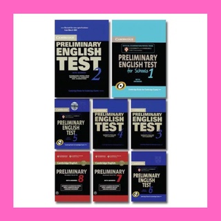 Trọn bộ 8 cuốn Preliminary English Test Cambridge