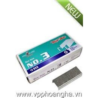 [ KIM 3] - COMBO 3 HỘP KIM BẤM SỐ 3 ĐỦ THƯƠNG HIỆU