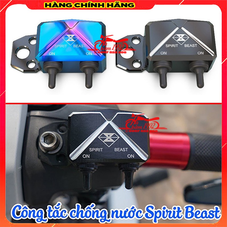 Công tắc CNC Spirit Beast Full Box (Gắn Đèn Trợ Sáng, Chân Gương) - Mẫu L1