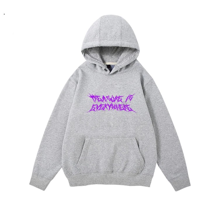 Áo Hoodie Vải Nỉ Mỏng Dáng Rộng In Chữ Treasure Is Everywhere Thời Trang Trẻ Trung | BigBuy360 - bigbuy360.vn