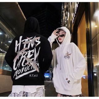 Áo hoodie htns cò trắng aothunoversize365
