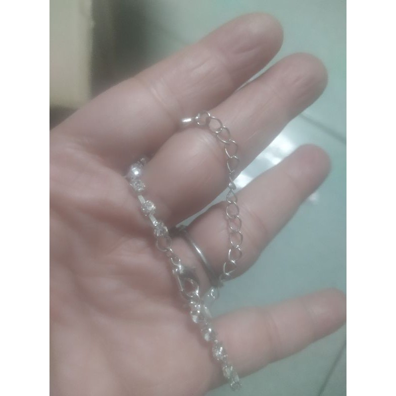 Lắc tay phối đá trắng si tuyển Nhật
