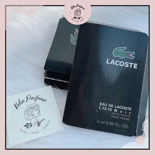 Mẫu thử vial nước hoa nam lacoste l12.12 noir 2ml