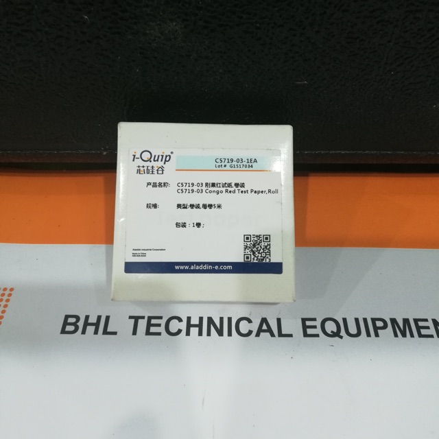 GIẤY CÔNG GÔ ĐỎ , CONGO RED TEST PAPER , ALADDIN