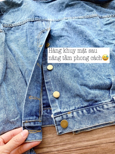Áo Khoác Nữ Jeans Xuất Hàng Độc Lạ Chất Bò Đẹp Mềm