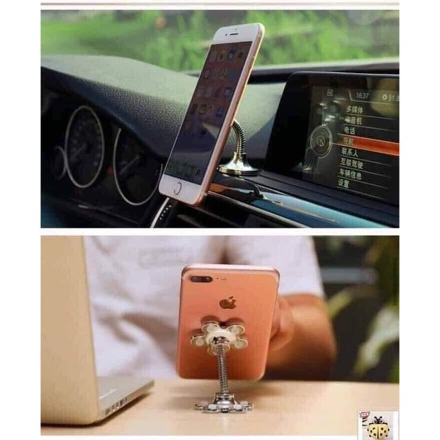 GIÁ ĐỂ ĐIỆN THOẠI HÚT CHÂN KHÔNG 2 ĐẦU 88033 MIỄN PHÍ SHIP | BigBuy360 - bigbuy360.vn