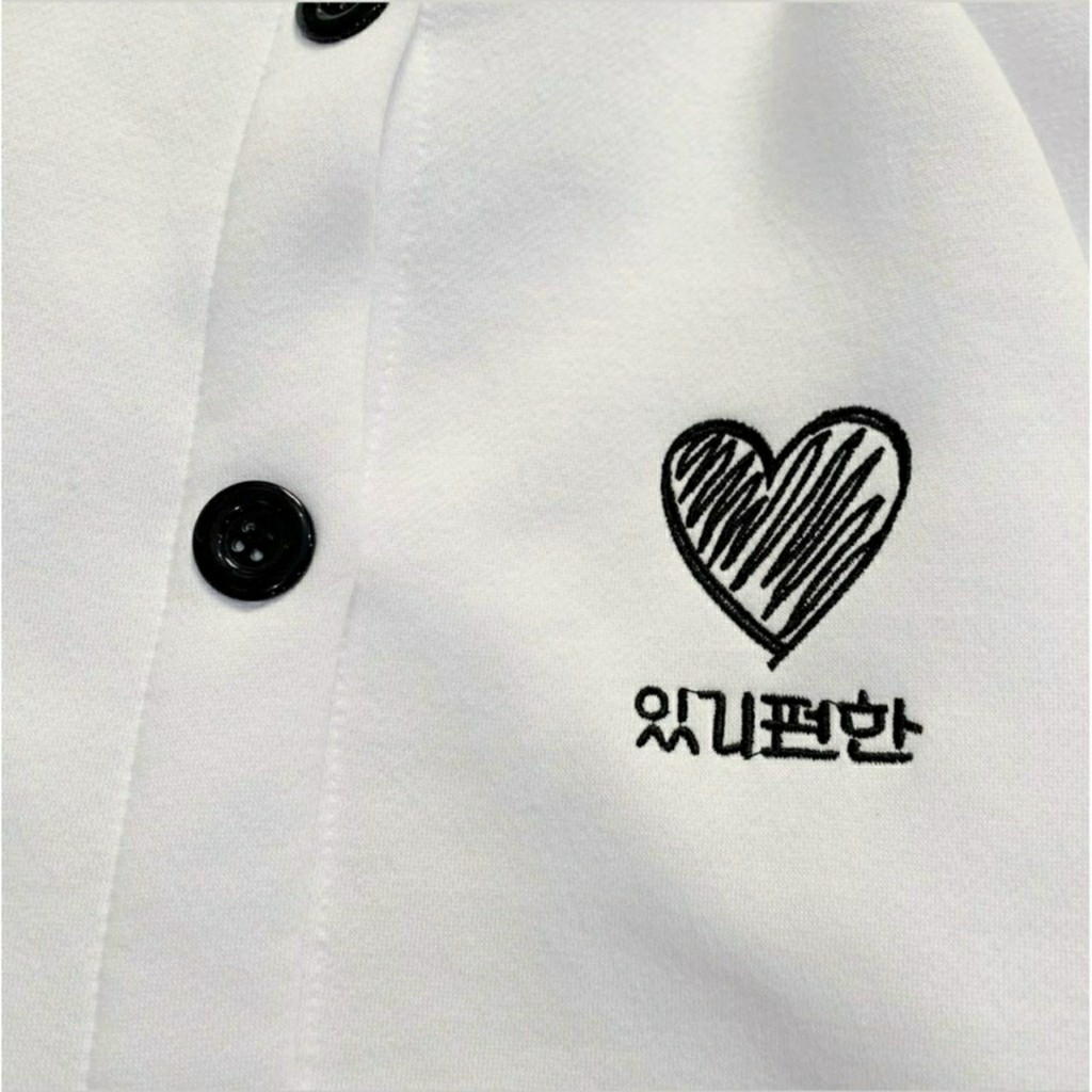 Áo hoodie, áo khoác thun nỉ NGOẠI CADIGAN THÊU TIM from rộng dài mềm mịn thoáng mát | BigBuy360 - bigbuy360.vn