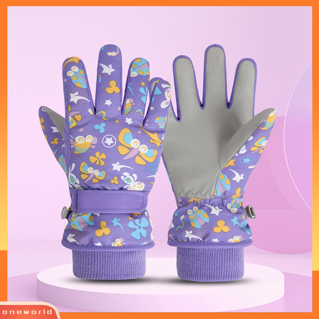 |Bộ Đồ Bơi Một Mảnh Dành Cho Nữ| 1 Đôi Găng Tay Giữ Ấm Chống Gió Chống Thấm Nước Họa Tiết Hoạt Hình Dễ Thương Cho Bé