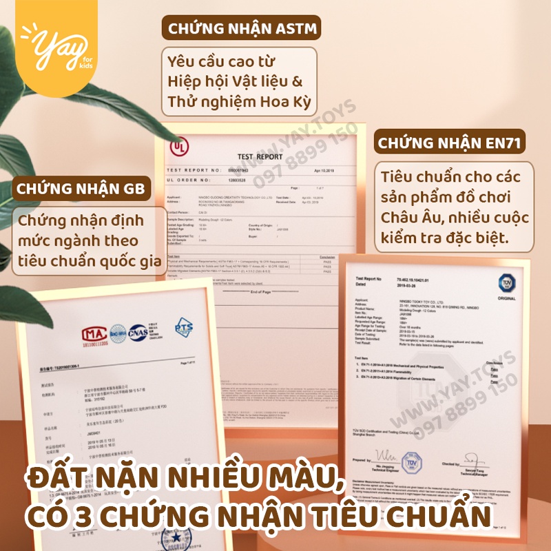 [SIÊU MỀM MỊN] Đất Nặn Organic An Toàn cho bé từ 2+ - Jar Melo